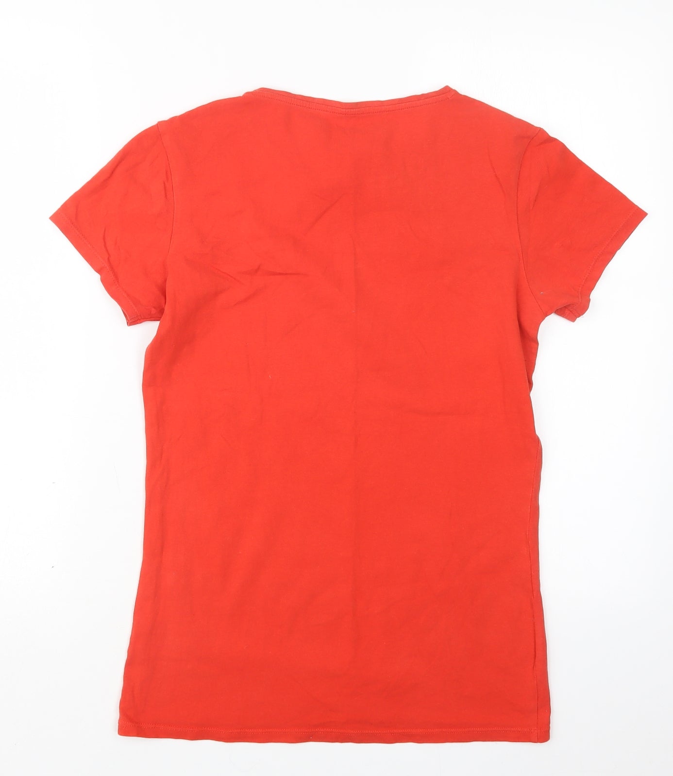 Primark Womens Red   Basic T-Shirt Size 10