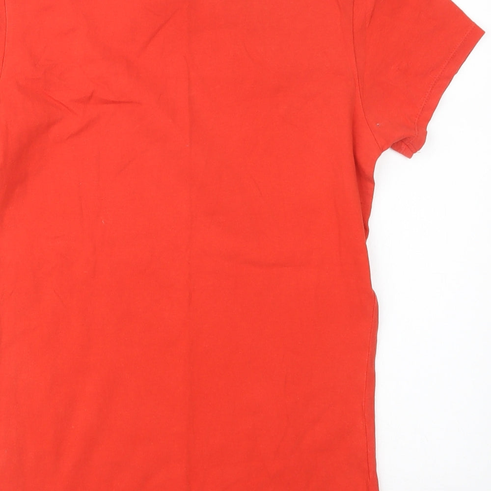 Primark Womens Red   Basic T-Shirt Size 10