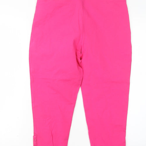 M&Co Womens Pink   Trousers  Size L L20.5 in