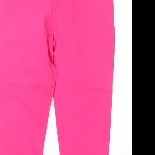 M&Co Womens Pink   Trousers  Size L L20.5 in