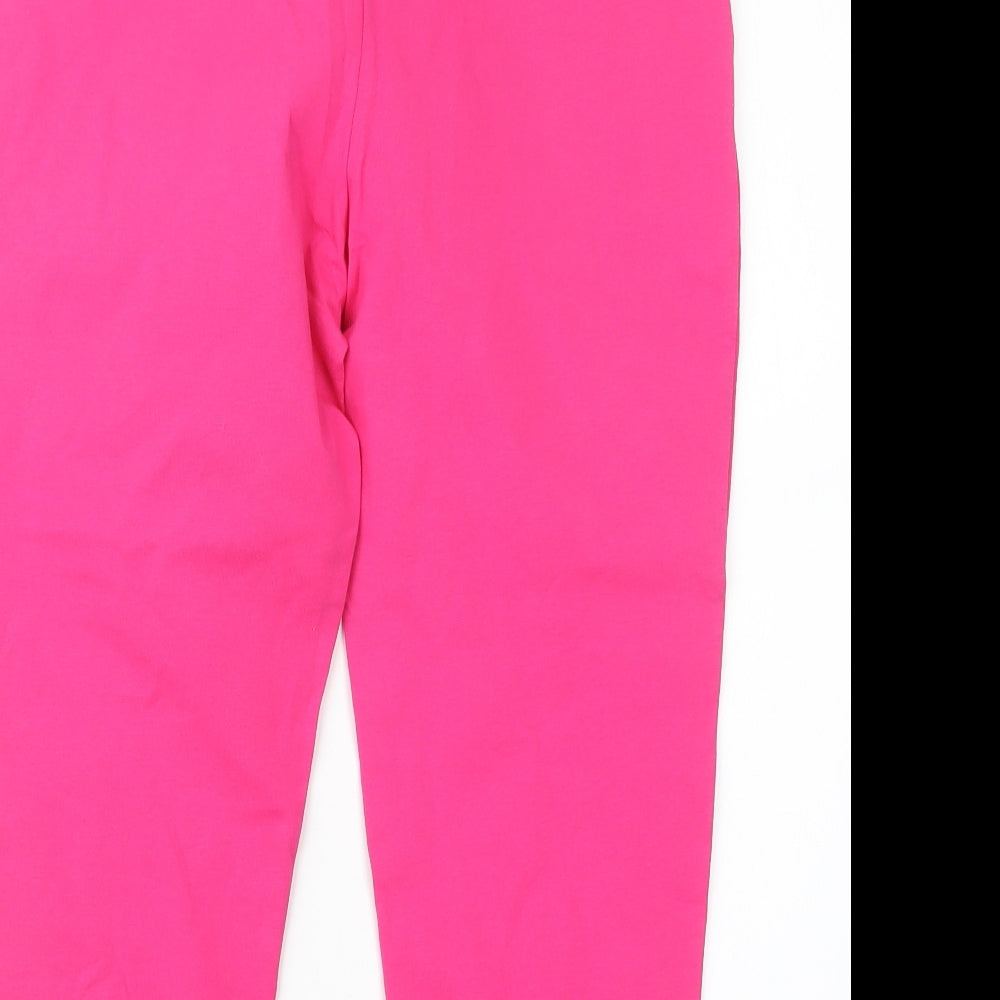 M&Co Womens Pink   Trousers  Size L L20.5 in