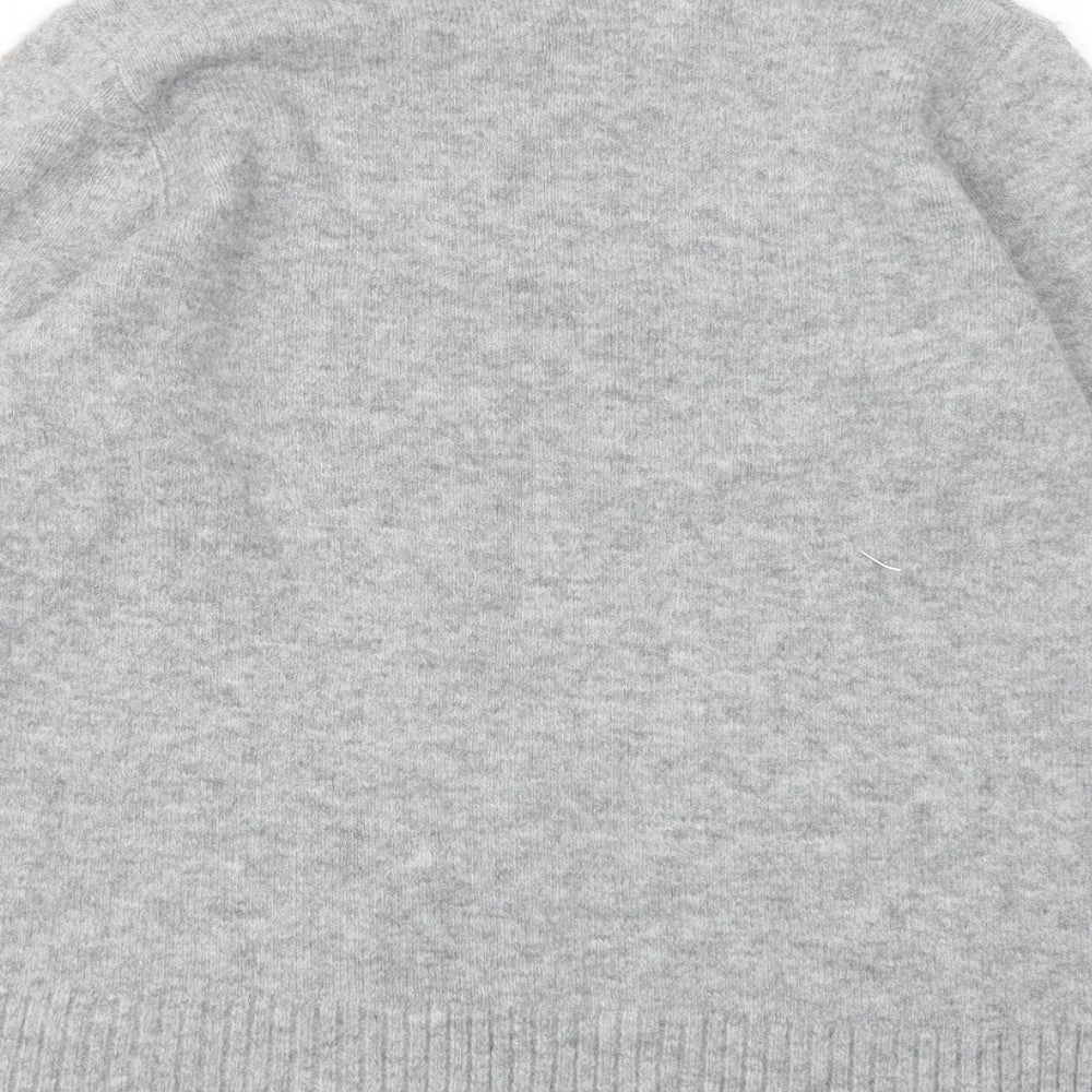 Warehouse Womens Grey  Knit Pullover Jumper Size 12