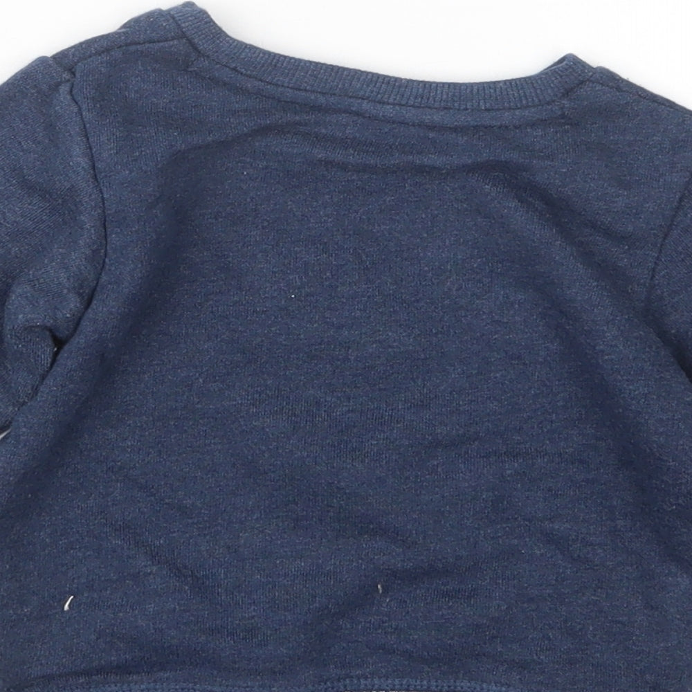 Marks and Spencer Boys Blue   Pullover Jumper Size 12-18 Months