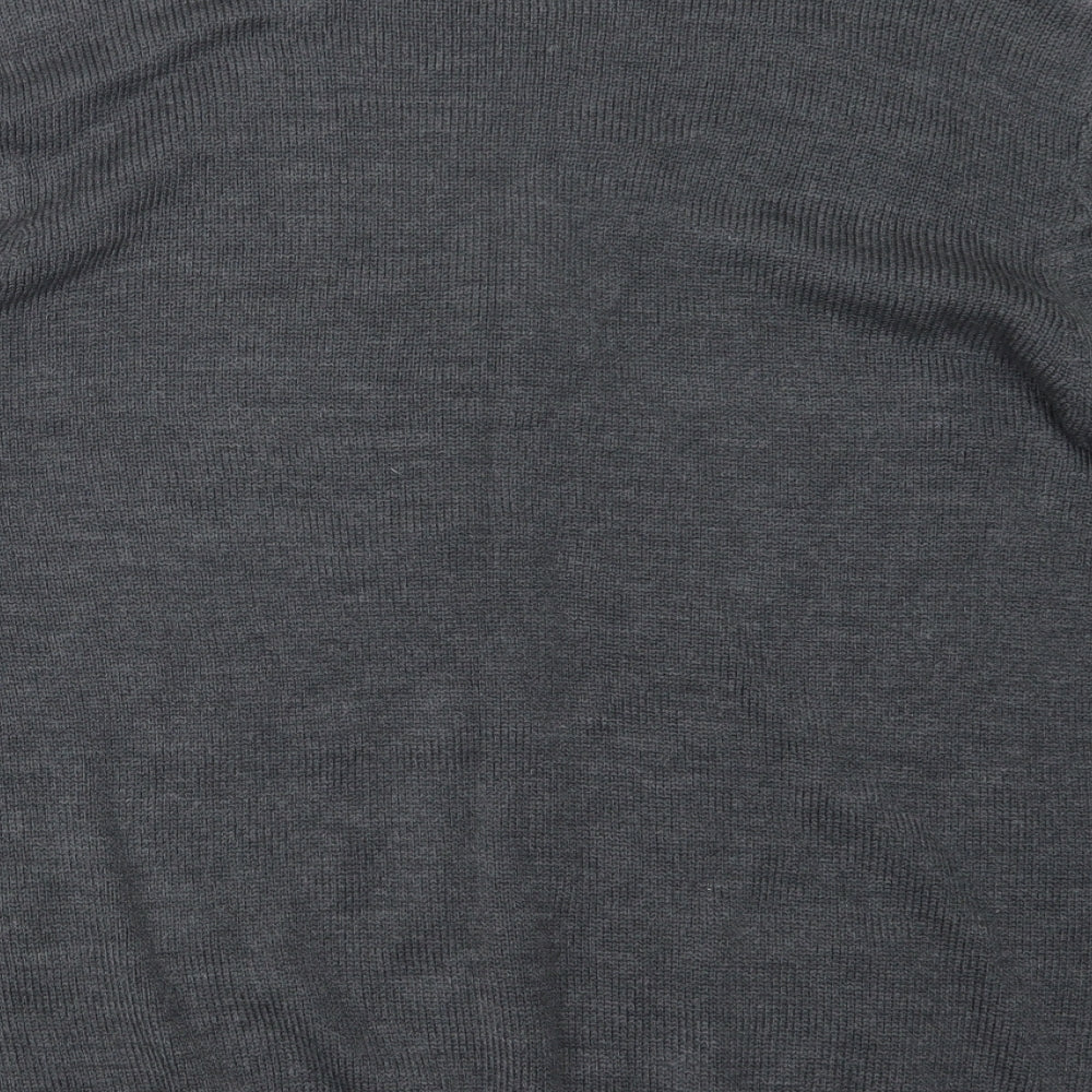 Damart Mens Grey  Knit Cardigan Jumper Size L