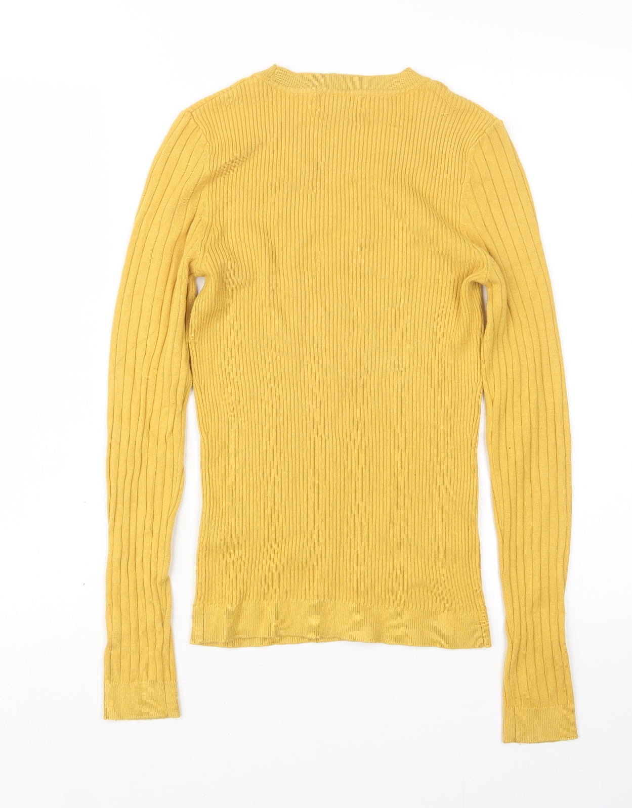 New Look Womens Yellow   Pullover Jumper Size 12