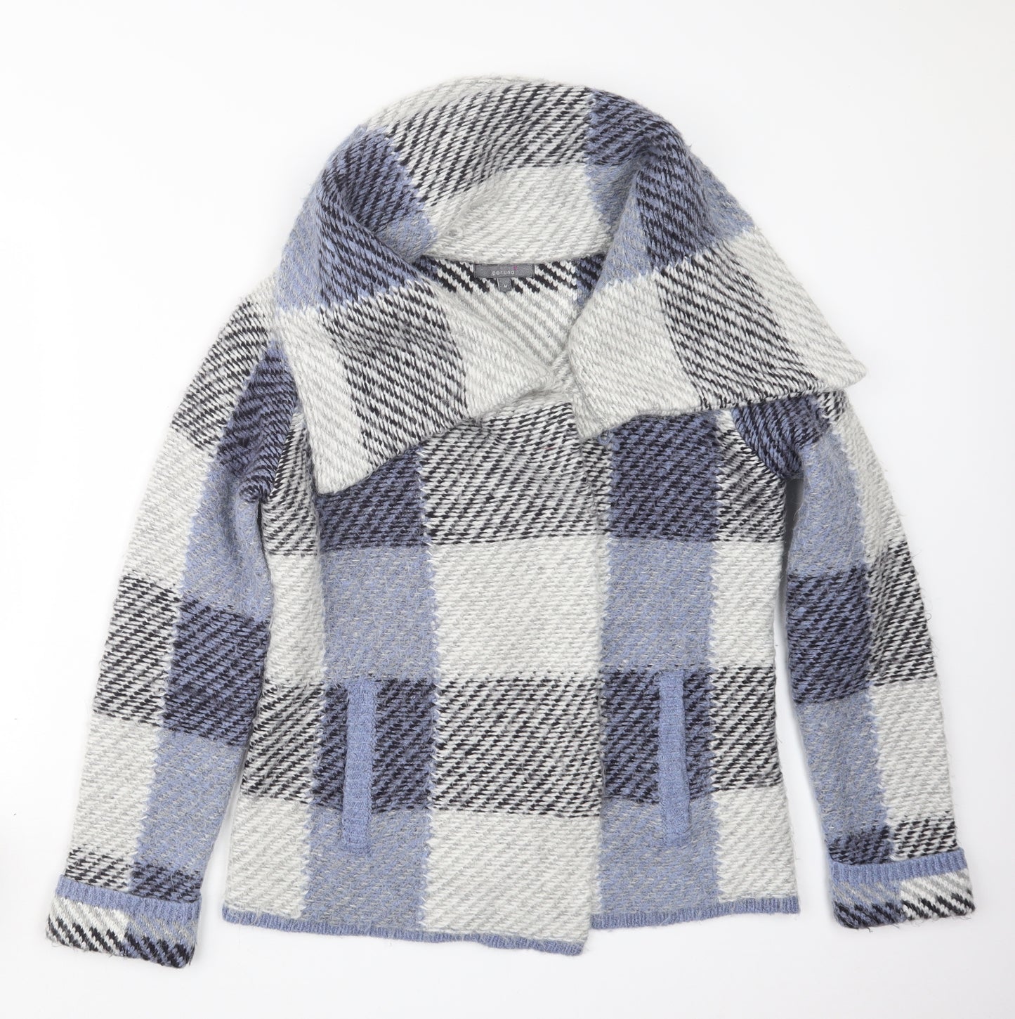 Per Una Womens Blue  Knit Cardigan Jumper Size M