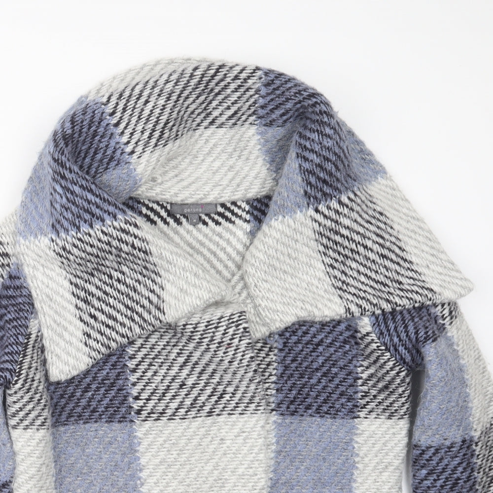 Per Una Womens Blue  Knit Cardigan Jumper Size M
