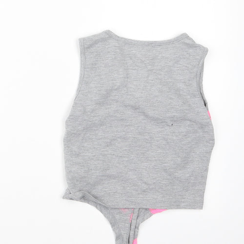 Primark Girls Grey   Basic T-Shirt Size 7-8 Years