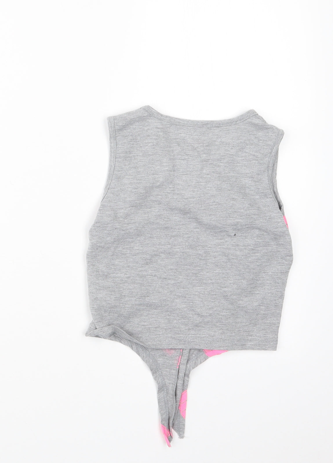 Primark Girls Grey   Basic T-Shirt Size 7-8 Years