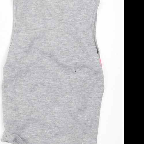 Primark Girls Grey   Basic T-Shirt Size 7-8 Years