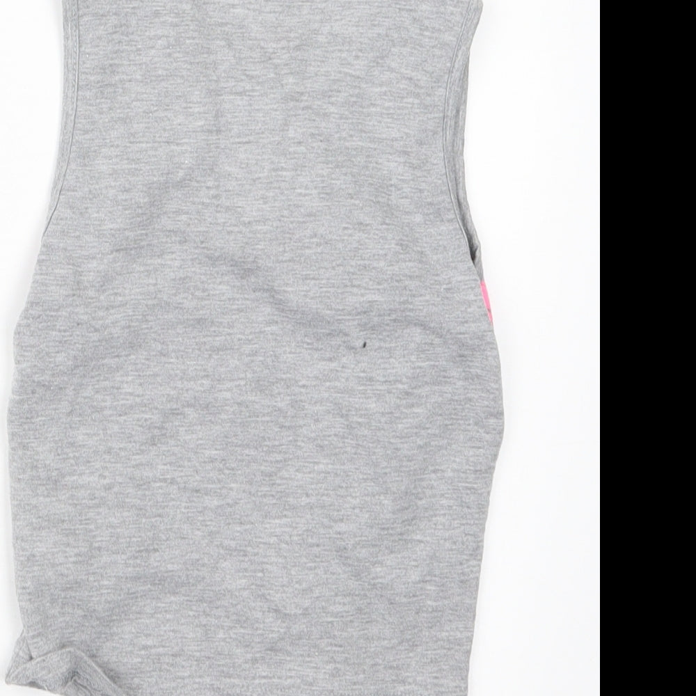 Primark Girls Grey   Basic T-Shirt Size 7-8 Years