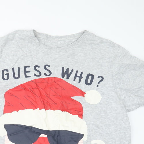 Nutmeg Mens Grey    T-Shirt Size XL  - Christmas