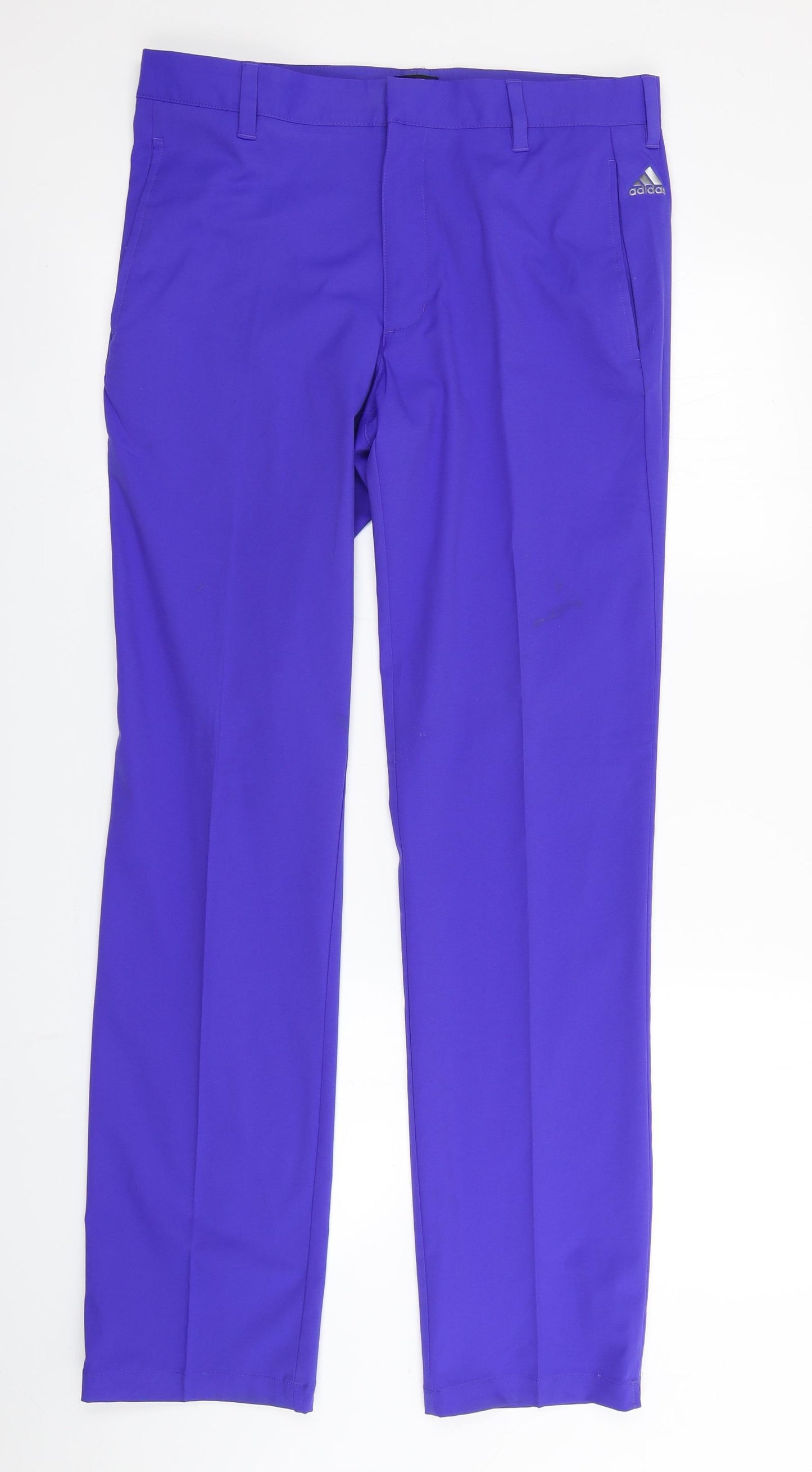 adidas Mens Blue   Track Pants Trousers Size 32 in L34 in