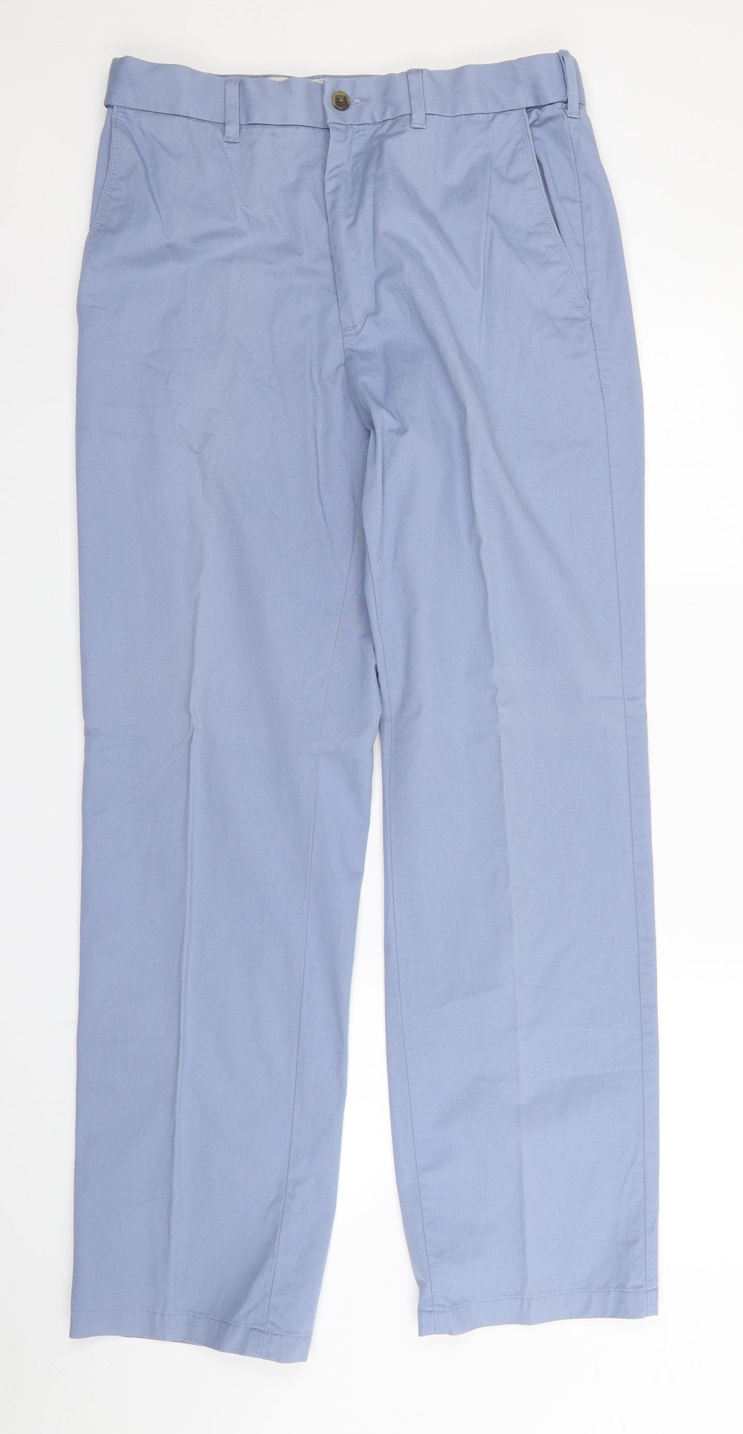 Blue Harbour Mens Blue   Chino Trousers Size 32 in L33 in