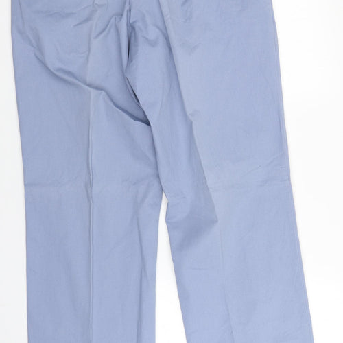 Blue Harbour Mens Blue   Chino Trousers Size 32 in L33 in