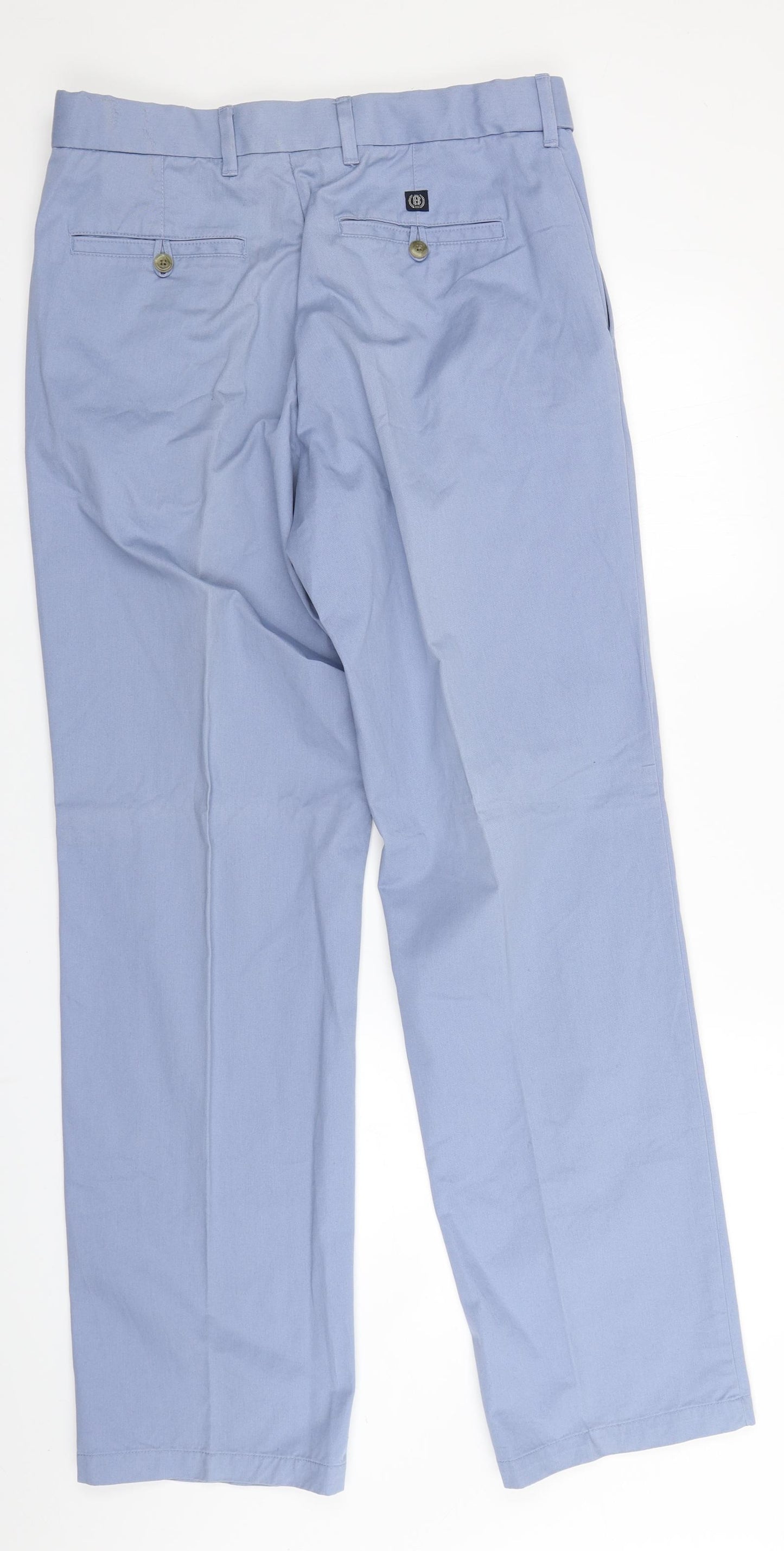 Blue Harbour Mens Blue   Chino Trousers Size 32 in L33 in