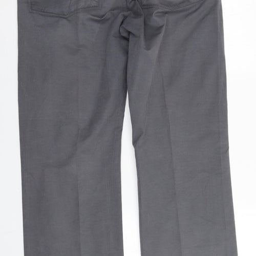 NEXT Mens Grey   Chino Trousers Size 32 in L32 in