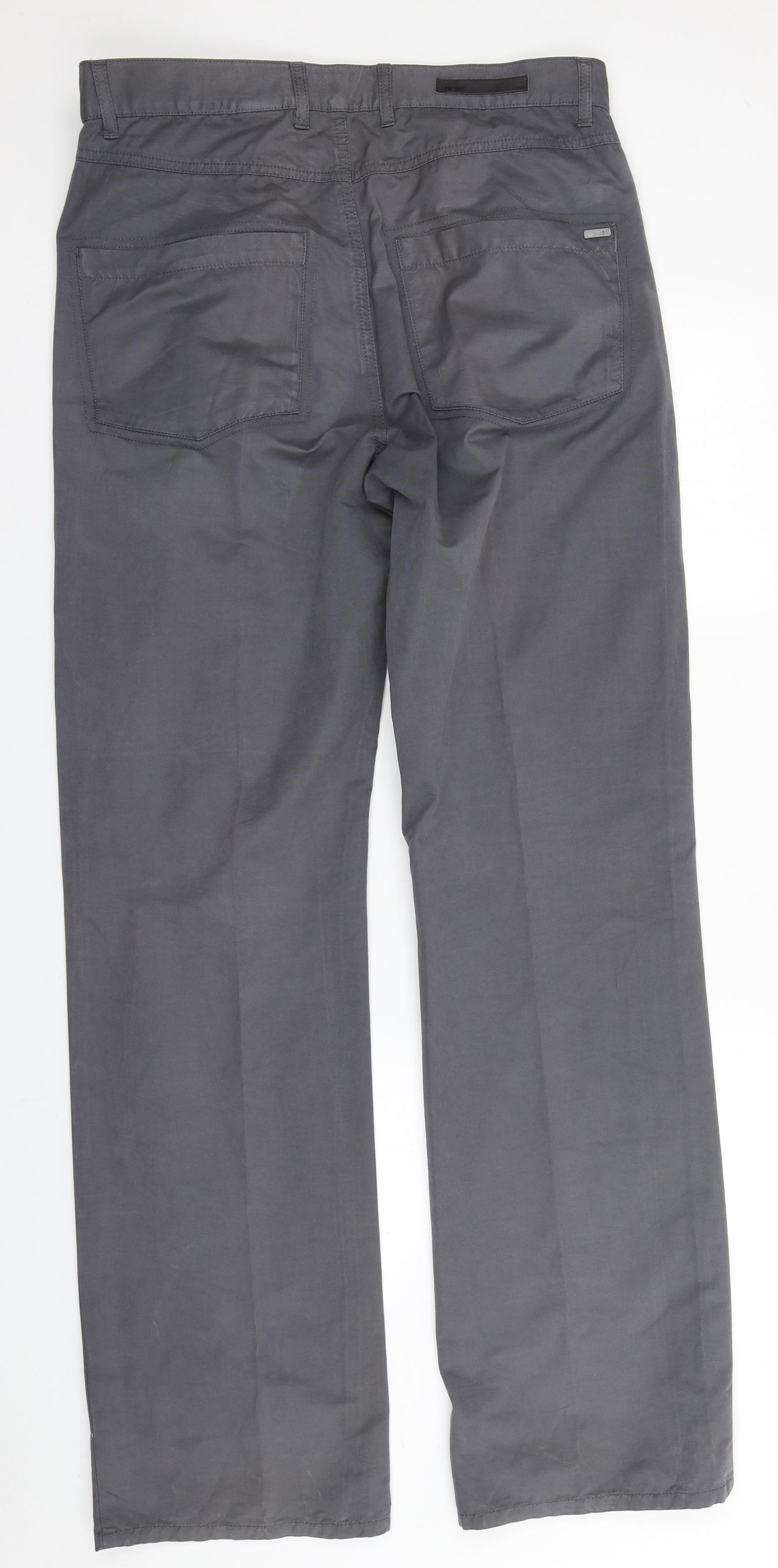 NEXT Mens Grey   Chino Trousers Size 32 in L32 in