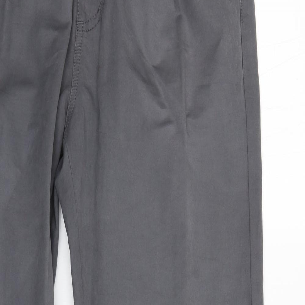 NEXT Mens Grey   Chino Trousers Size 32 in L32 in