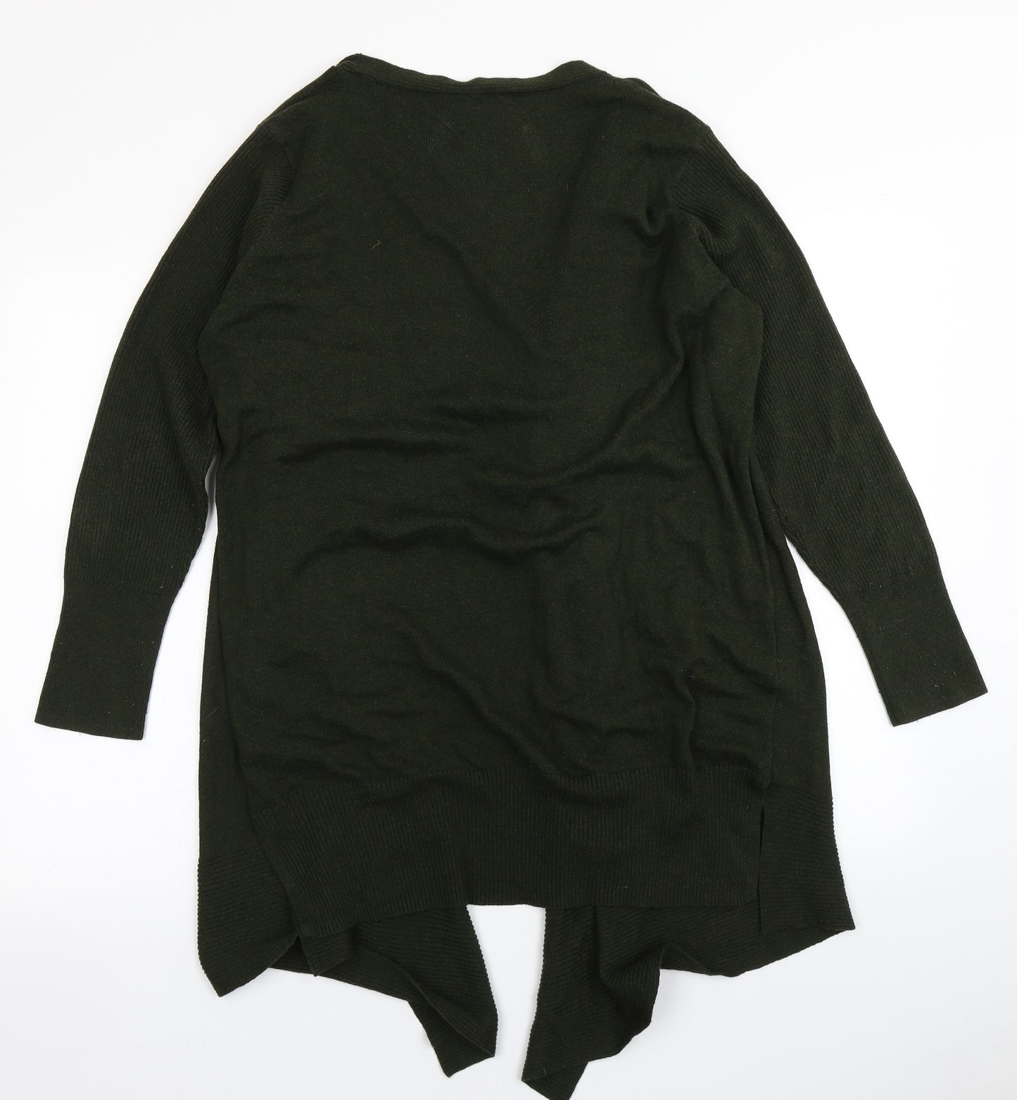 F&F Womens Green  Knit Cardigan Jumper Size 22