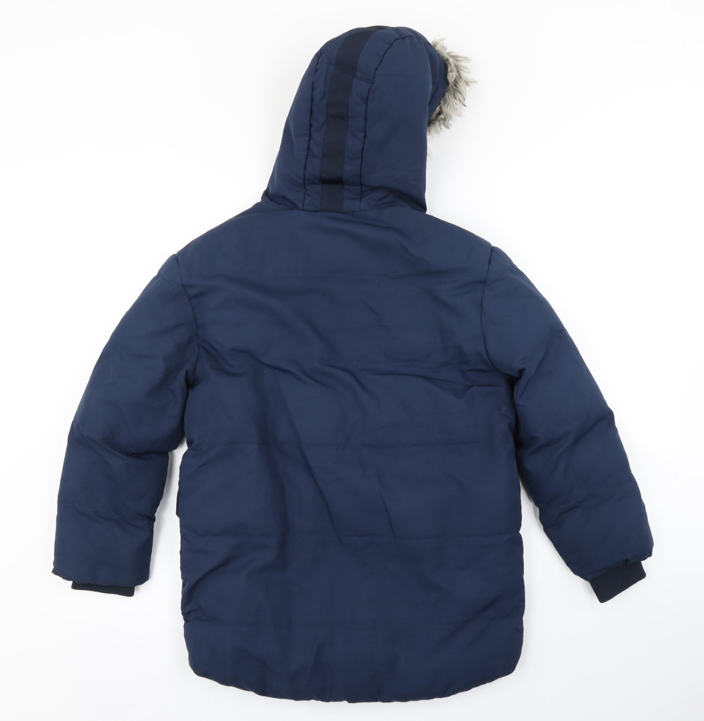 NEXT Boys Blue   Parka Coat Size 9 Years
