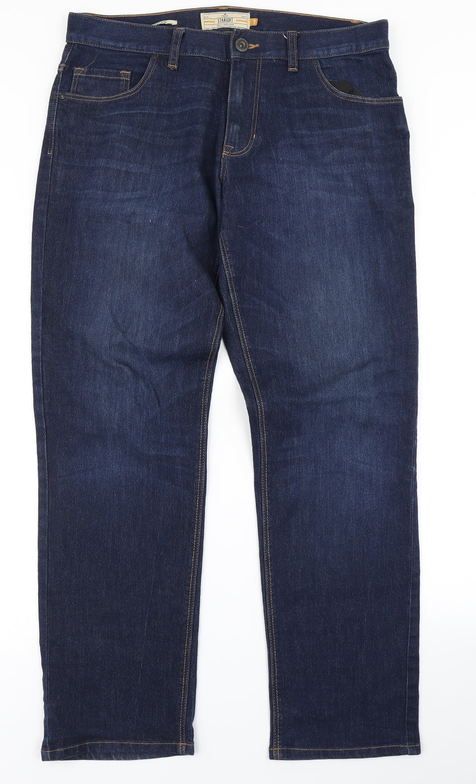 NEXT Mens Blue  Denim Straight Jeans Size 34 in L31 in