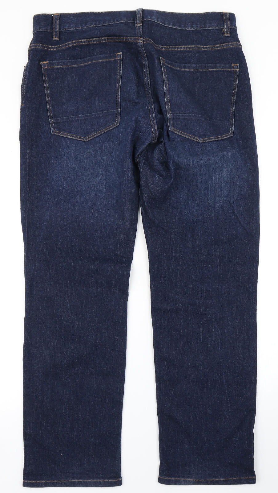 NEXT Mens Blue  Denim Straight Jeans Size 34 in L31 in