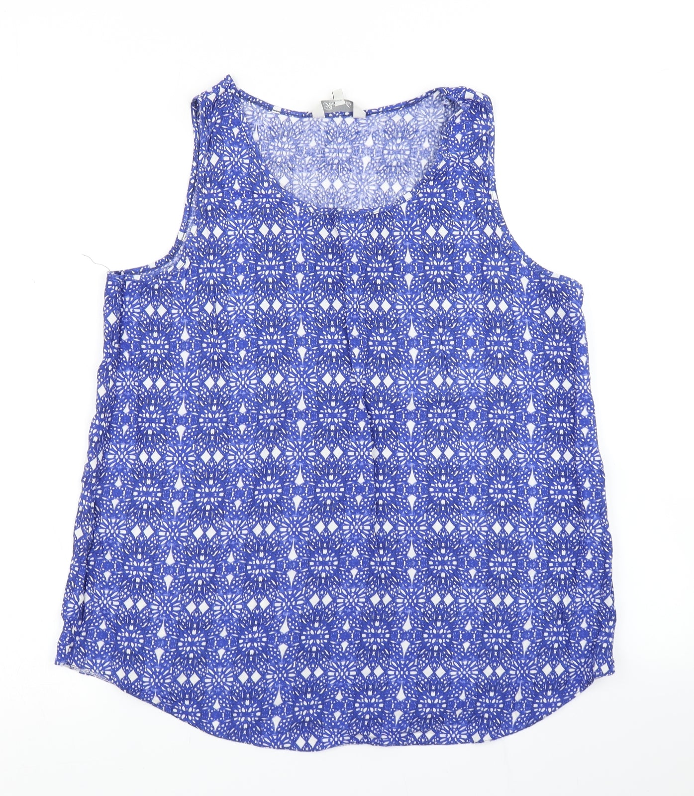 Peacocks Womens Blue   Basic Tank Size 14