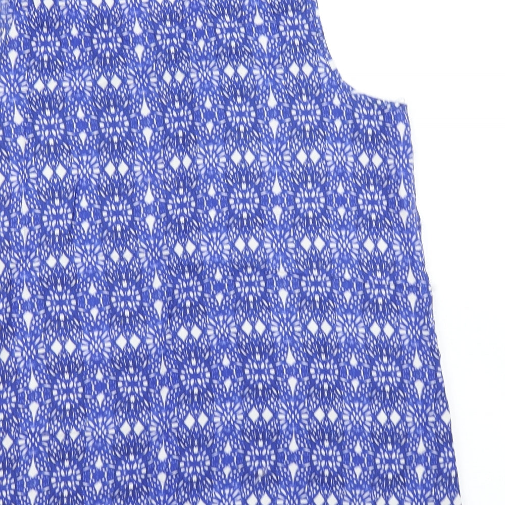 Peacocks Womens Blue   Basic Tank Size 14