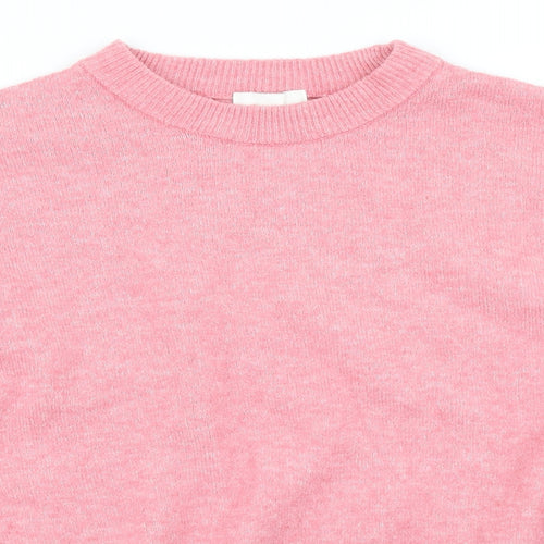 H&M Womens Pink  Knit Pullover Jumper Size M