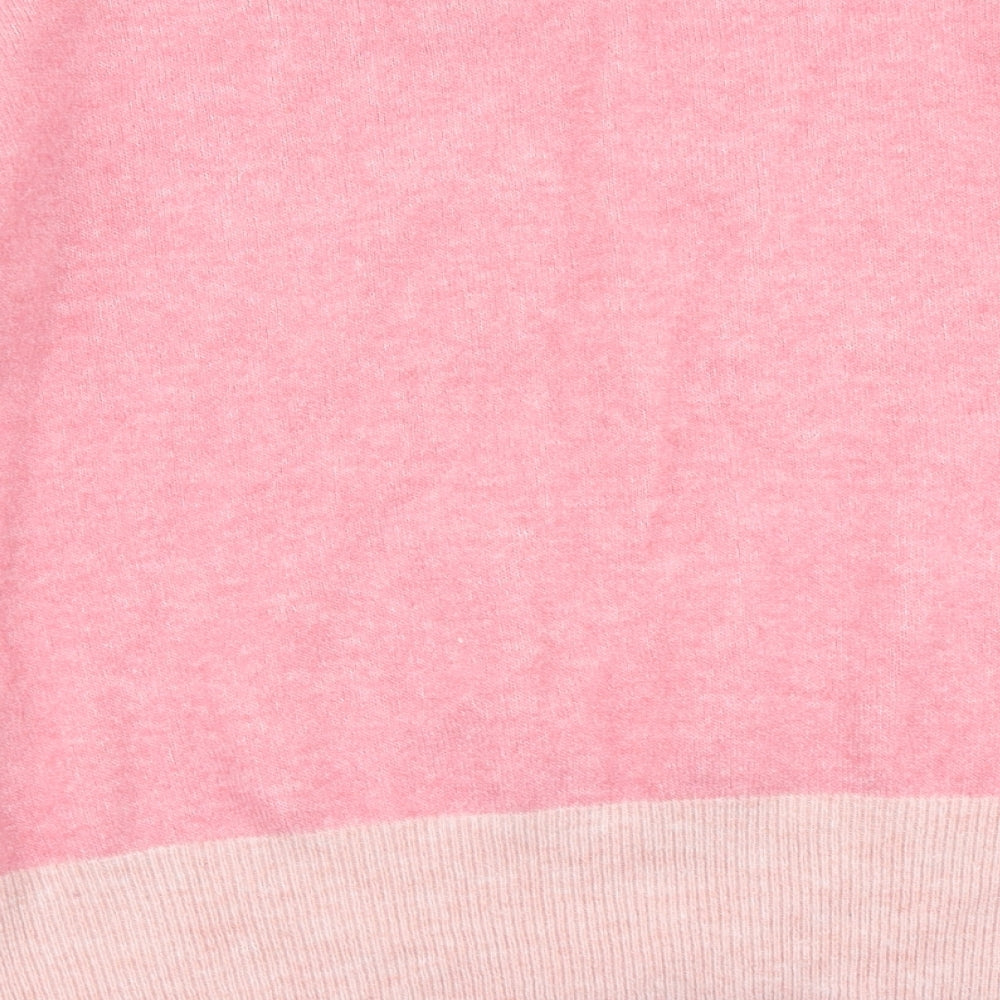 H&M Womens Pink  Knit Pullover Jumper Size M
