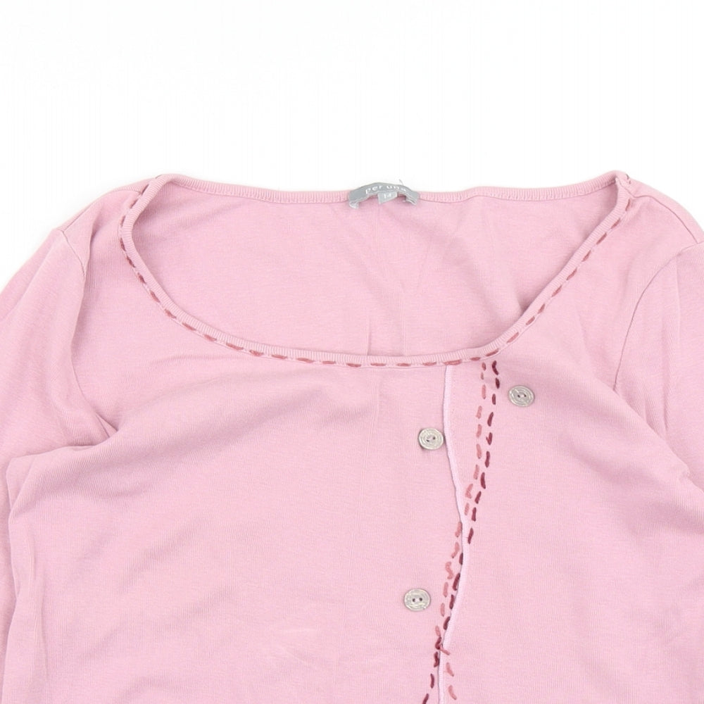 Per Una Womens Pink   Basic T-Shirt Size 14