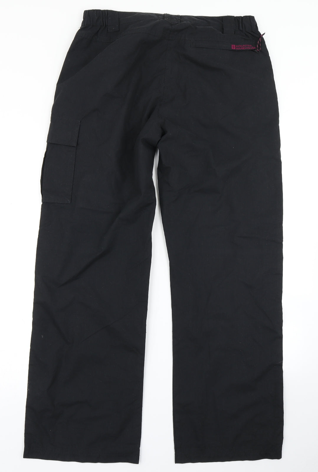 Mountain Warehouse Womens Black   Cargo Trousers Size 12 L28 in