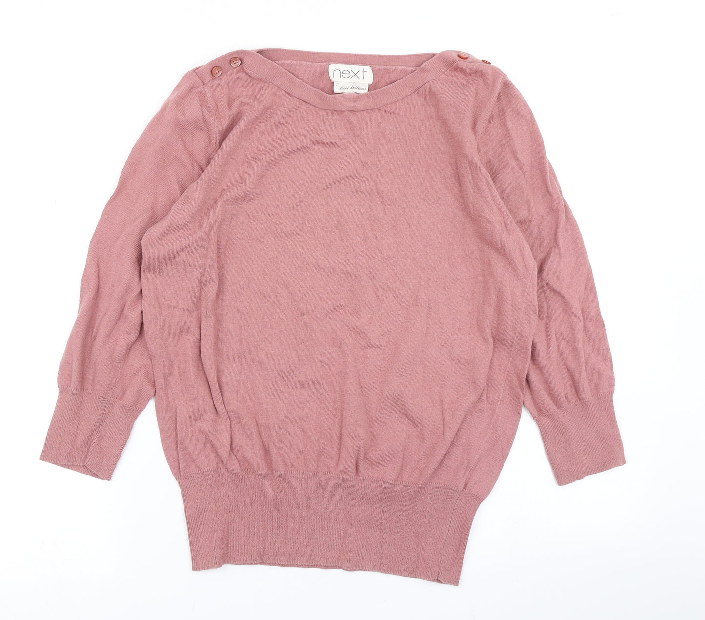 NEXT Womens Pink  Knit Pullover Jumper Size 14