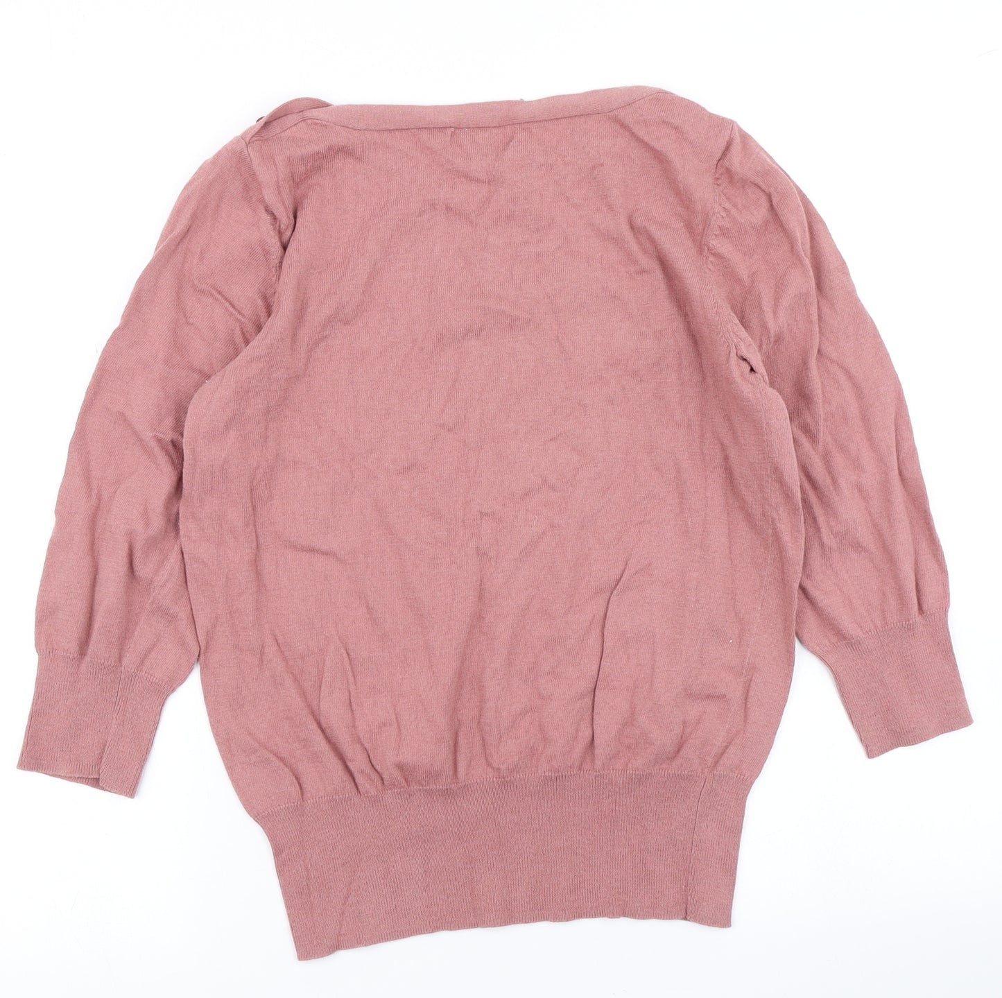 NEXT Womens Pink  Knit Pullover Jumper Size 14