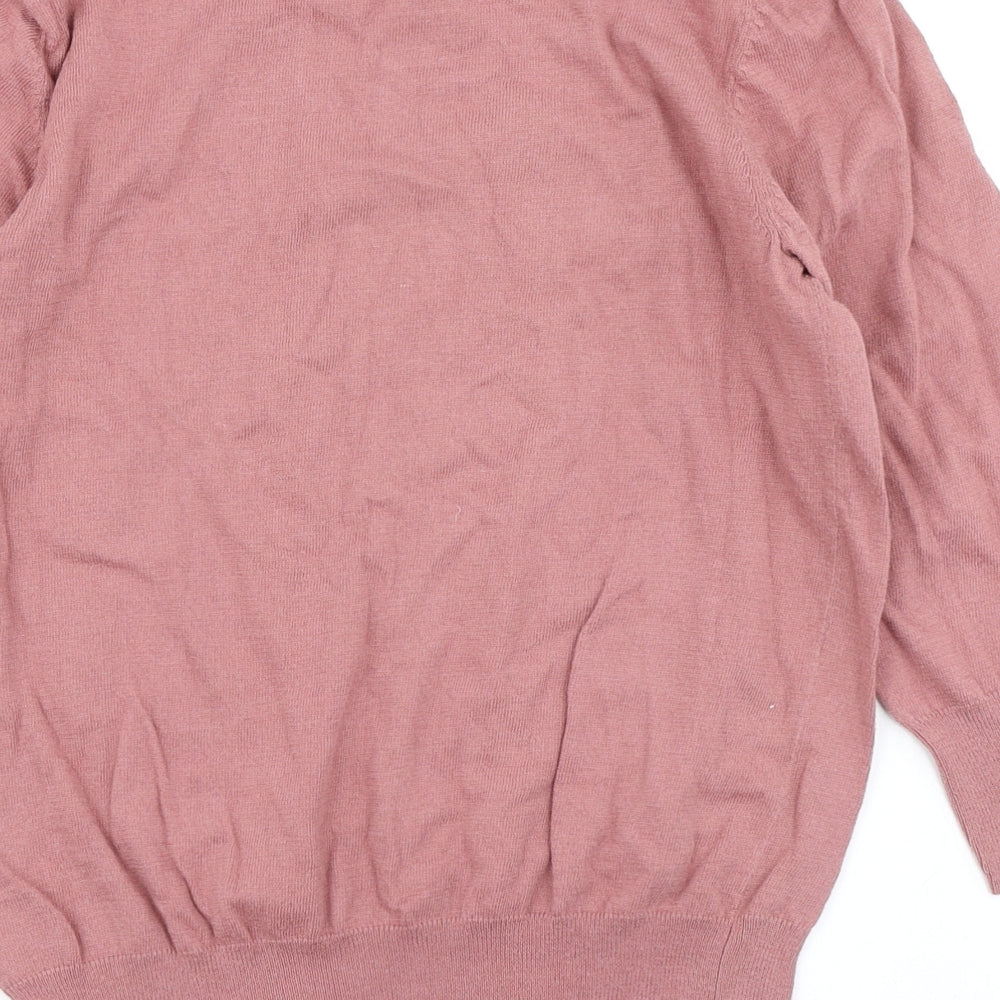 NEXT Womens Pink  Knit Pullover Jumper Size 14