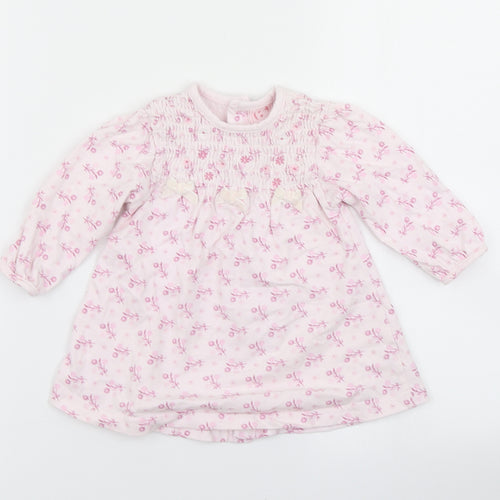 Zip Zap Girls Pink Floral  A-Line  Size 6-9 Months