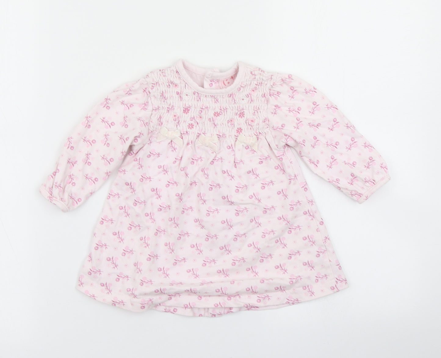 Zip Zap Girls Pink Floral  A-Line  Size 6-9 Months