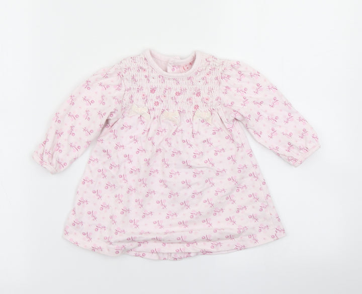 Zip Zap Girls Pink Floral A-Line Size 6-9 Months