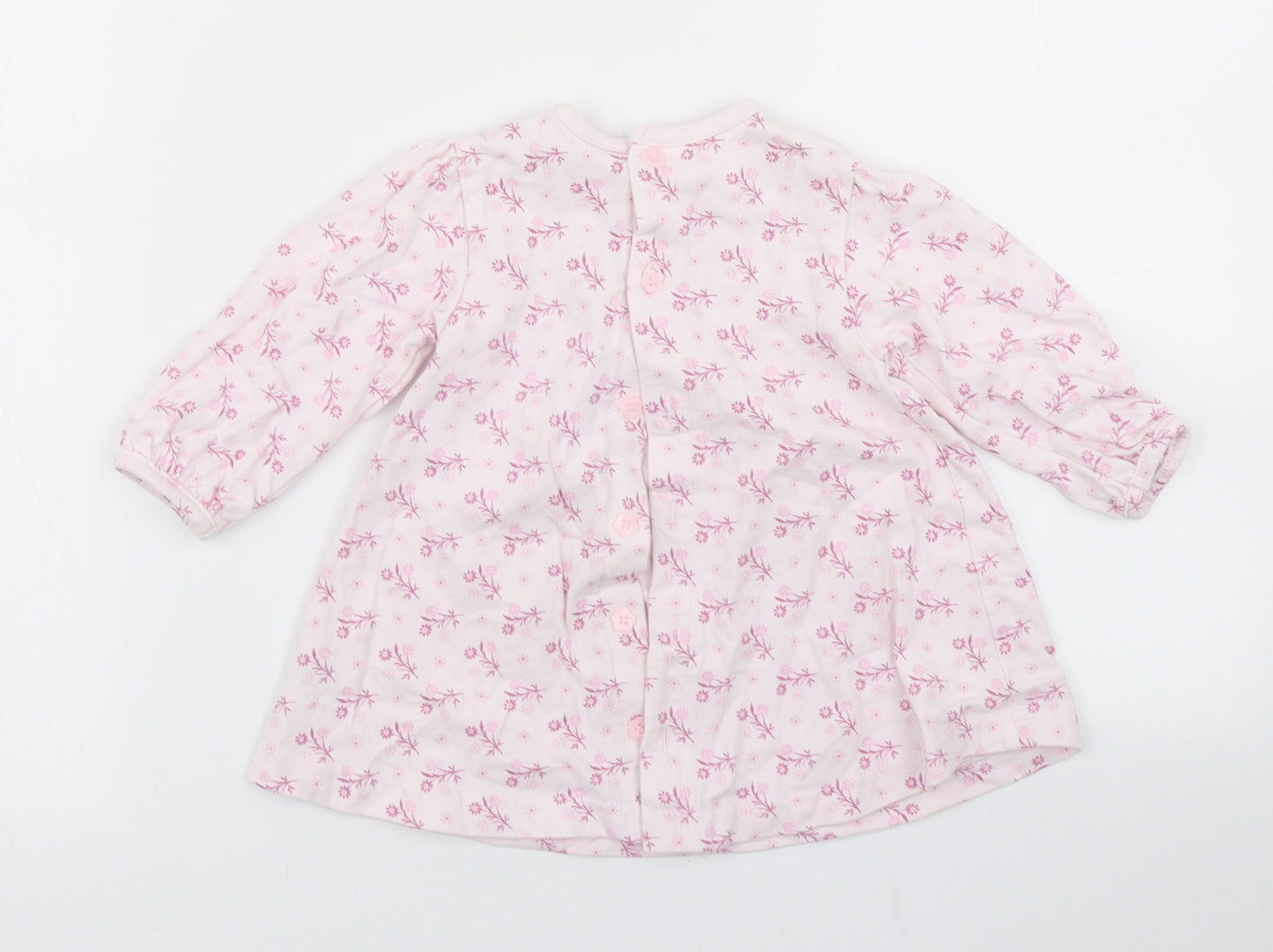 Zip Zap Girls Pink Floral  A-Line  Size 6-9 Months
