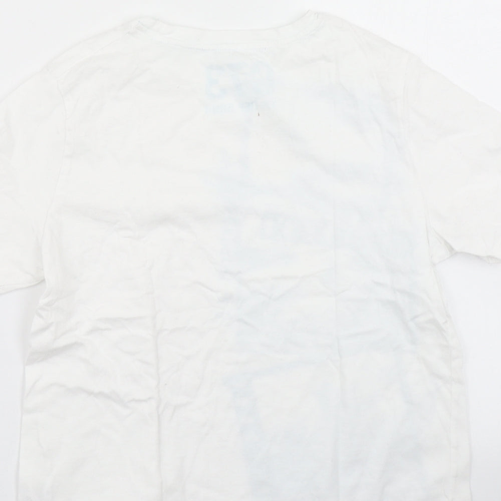 Cherokee Boys White   Basic T-Shirt Size 9-10 Years