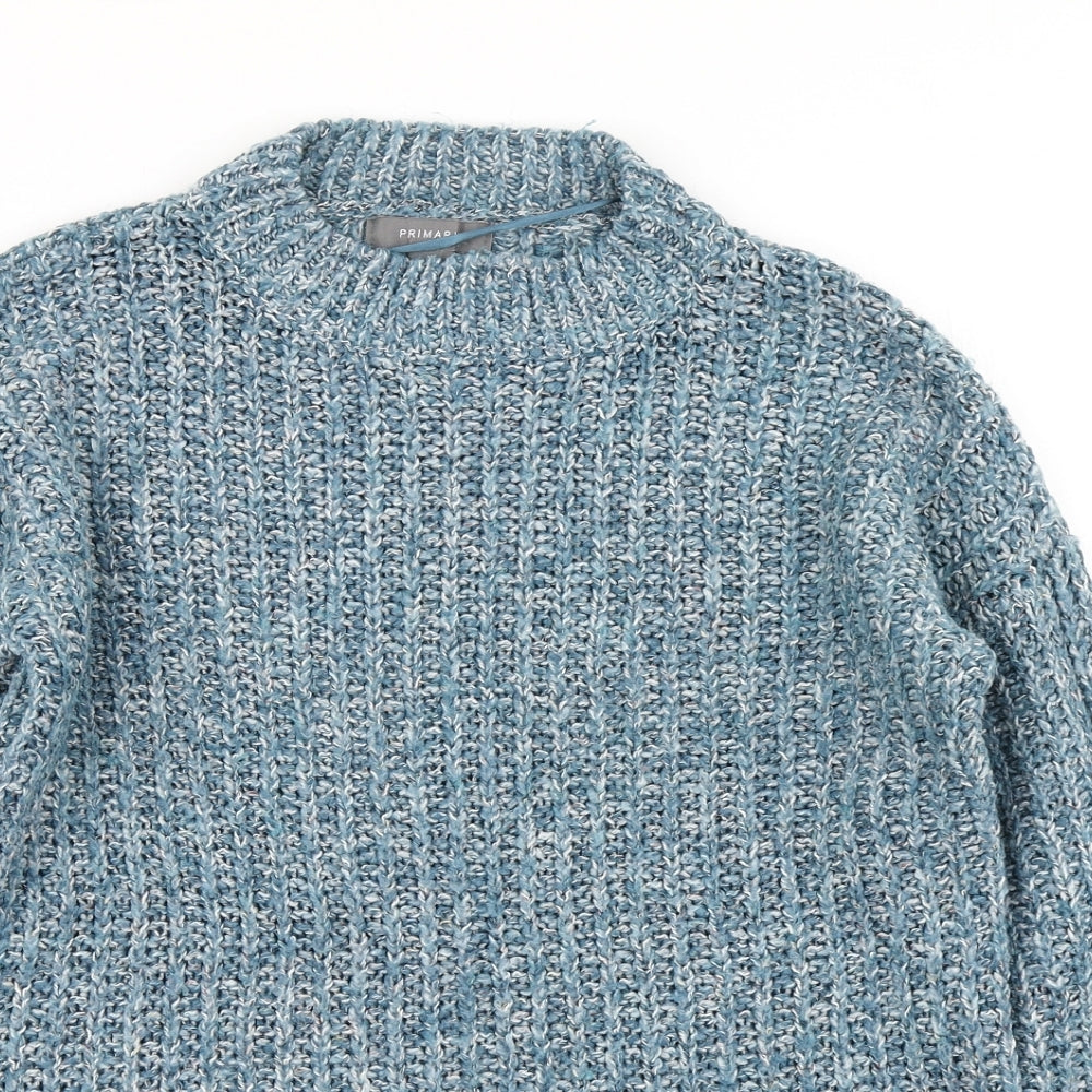 Primark Womens Blue  Knit Pullover Jumper Size XS