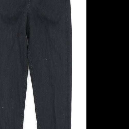 Topshop Womens Black  Denim Skinny Jeans Size 28 in L30 in