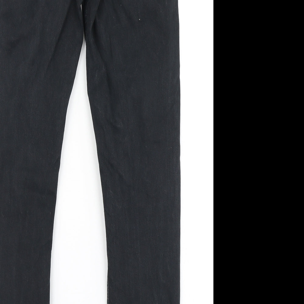 Topshop Womens Black  Denim Skinny Jeans Size 28 in L30 in