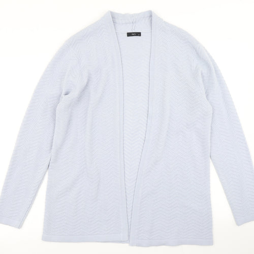 M&Co Womens Blue  Knit Cardigan Jumper Size 14