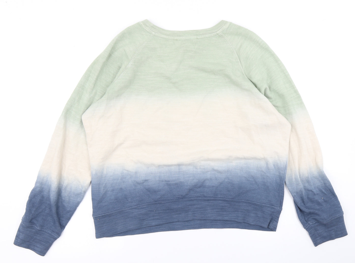 M&S Collection Womens Green   Pullover Sweatshirt Size 14  - ombre