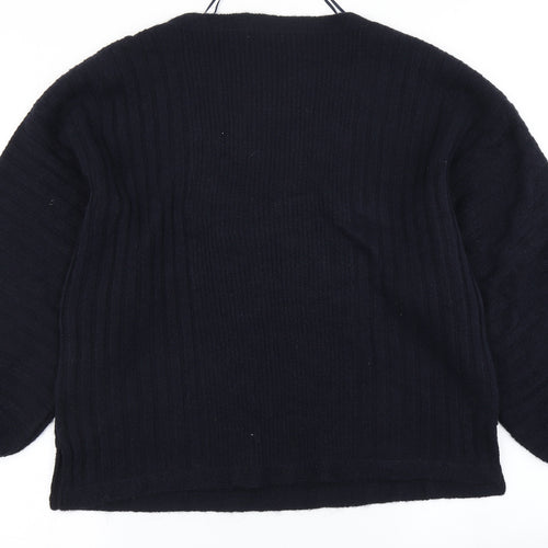 TU Womens Blue  Knit Pullover Jumper Size 14