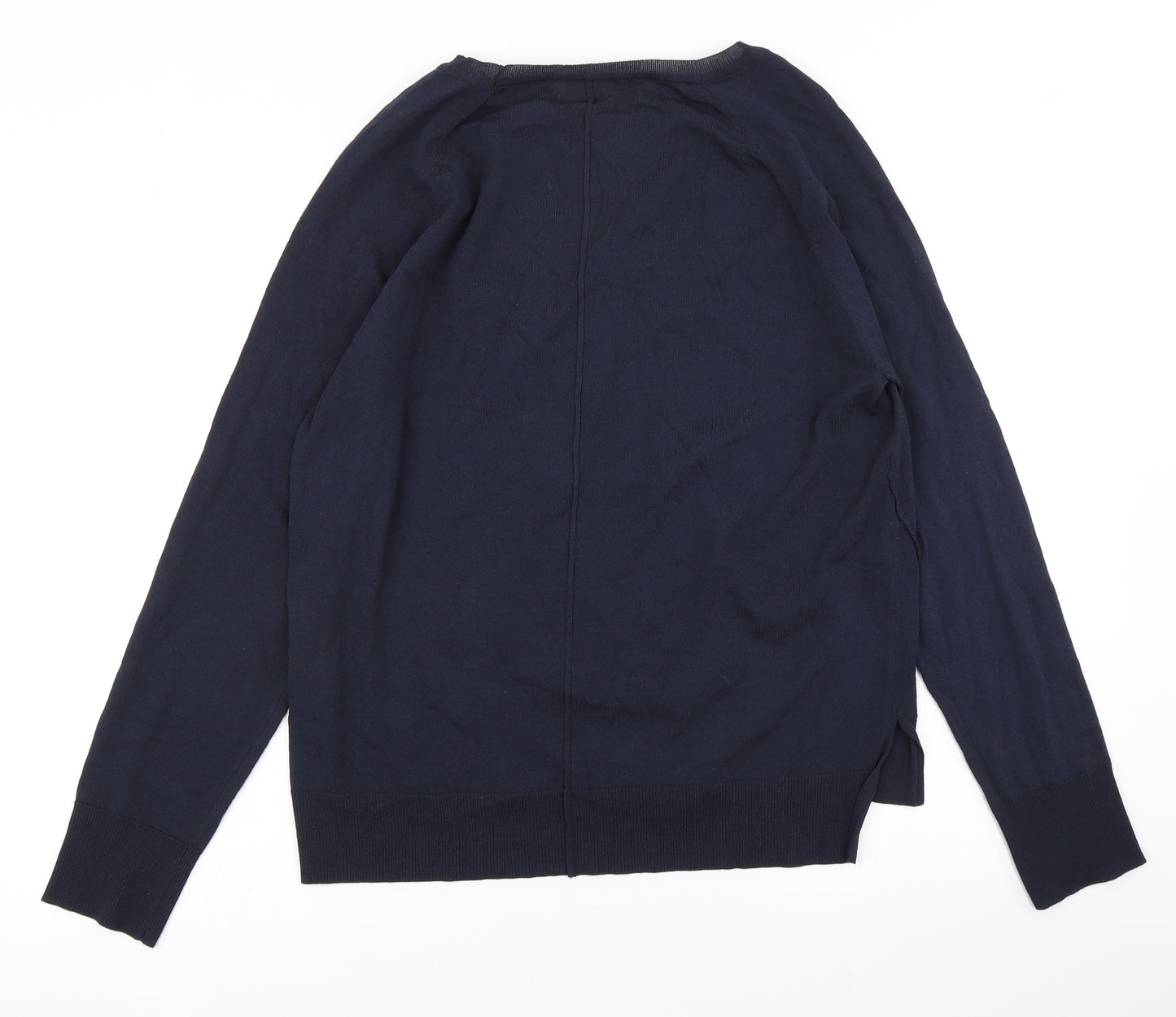 Bohemia Womens Blue  Knit Pullover Jumper Size XL