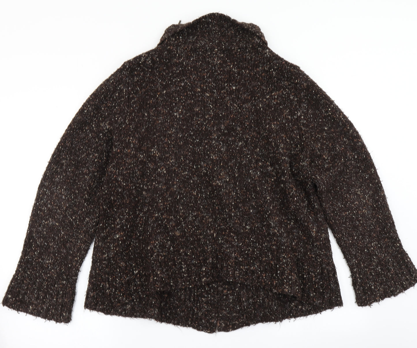 Wallis Womens Brown  Knit Cardigan Jumper Size L