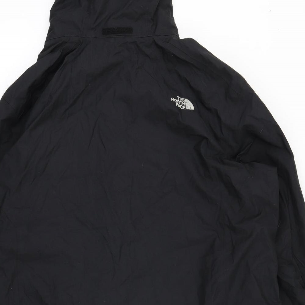 The North Face Mens Black   Rain Coat Coat Size 2XL